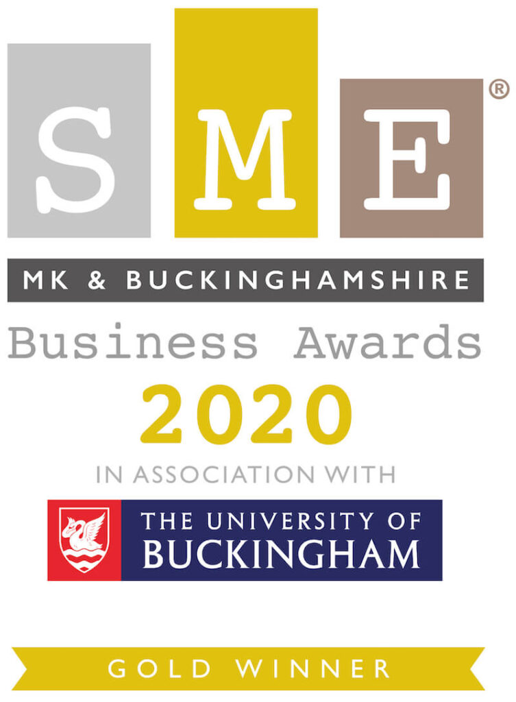 SME MK & Buckinghamshire Business Awards 2020 Gold Winner